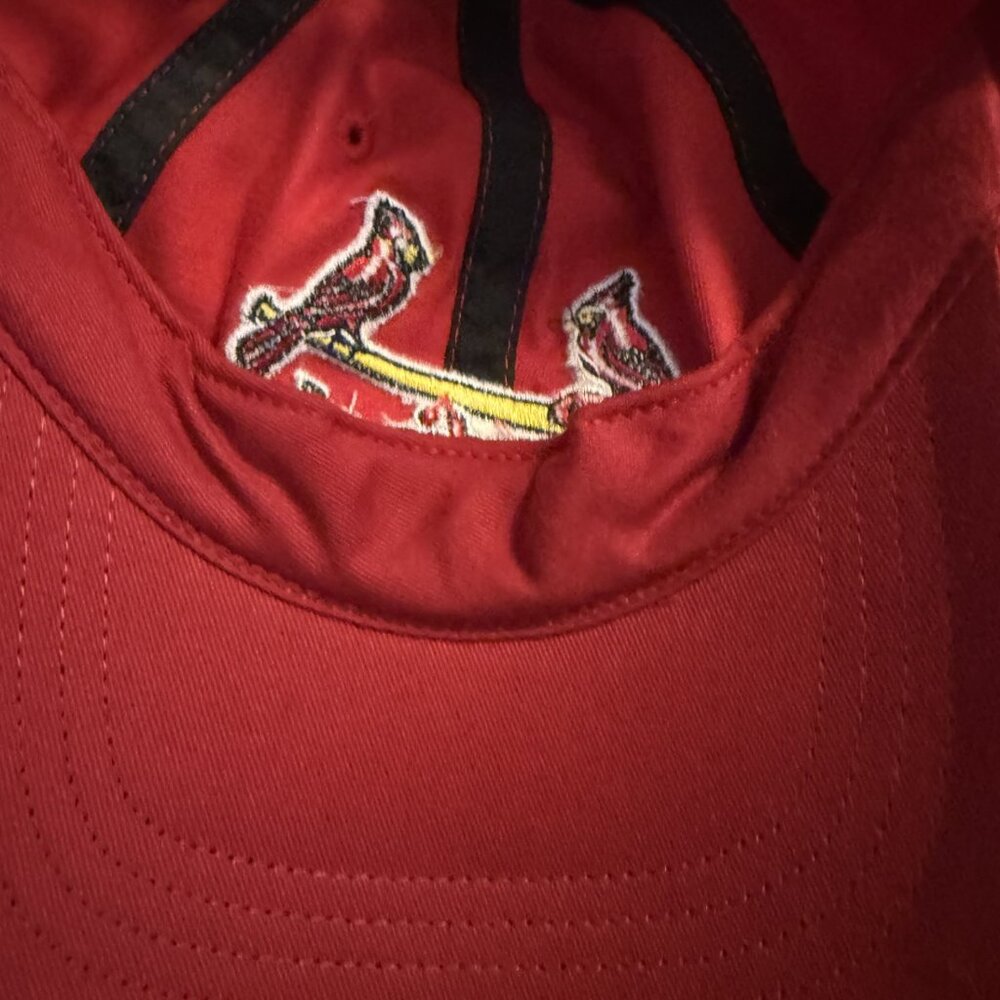 '47 Brand St. Louis Cardinals Hat Womens Red Adjustable Strap Cap Baseball EUC - Picture 5 of 5